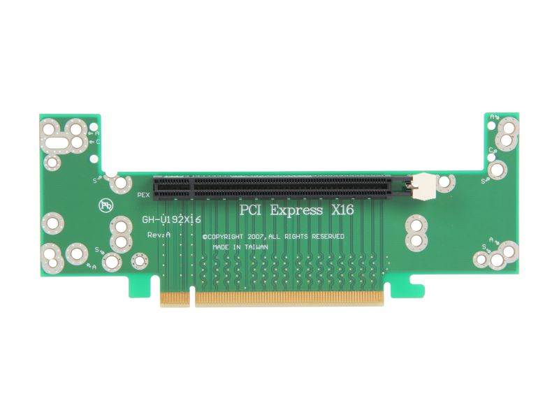 iStarUSA DD-666-2U-M 2U PCIe x16 to PCIe x16 Riser Card Middle Position