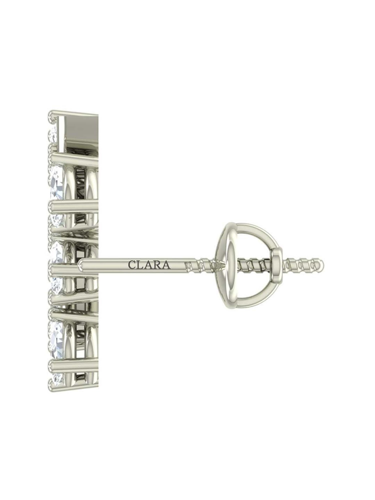 Clara Leaf 92.5 Sterling Silver Earrings