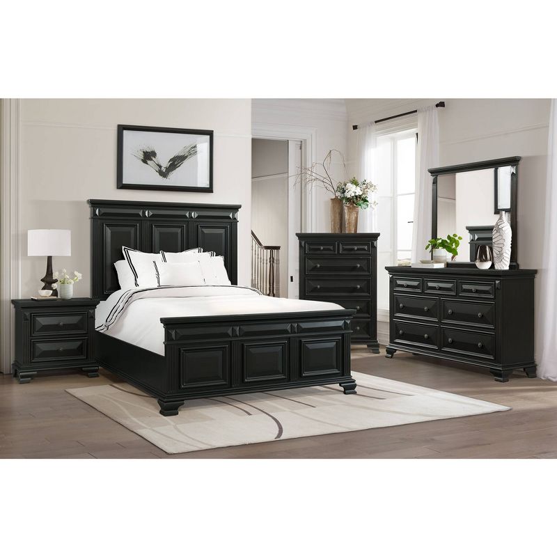 Queen Bungalow Bedroom Set Medium Brown - Home Styles