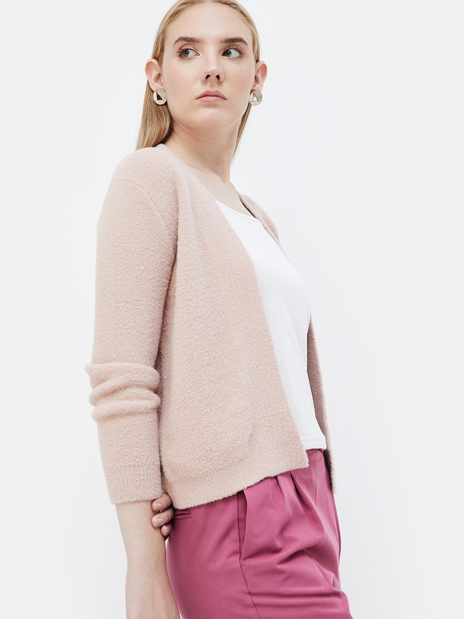 Code by Lifestyle Peach Cardigan