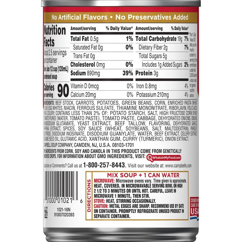 Campbell's Condensed Vegetable Soup 10.5oz