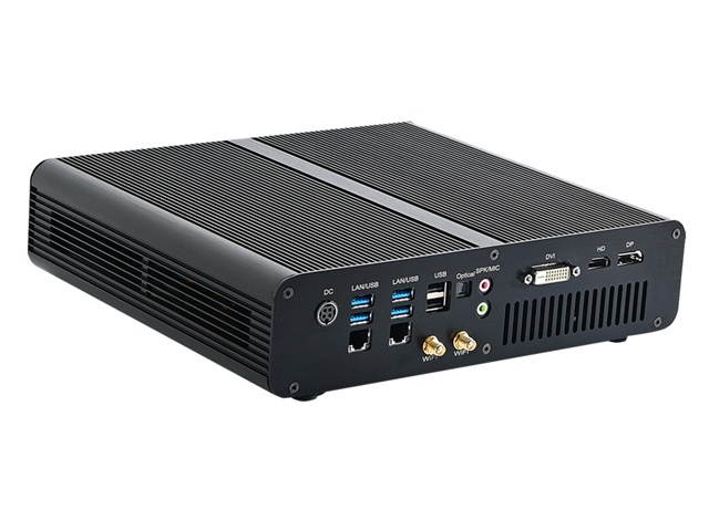 HUNSN 8K Mini PC, Intel I5 7300HQ, Gaming Computer, Windows 10/Linux Ubuntu, BM23, GTX1050Ti 4G Graphic, ACWiFi/BT/2LAN/DVI/DP/HDMI/6USB3.0/2USB2.0/TypeC, (8G RAM/256G SSD)