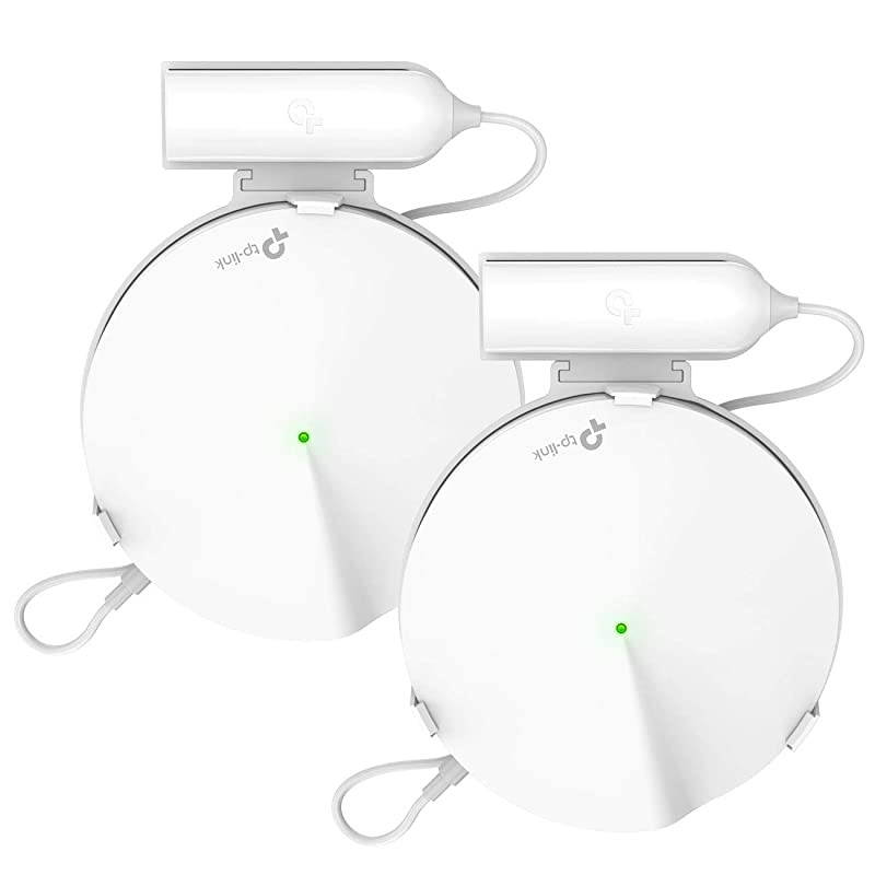 Wall Mount Holder for TP Link Deco M9 Plus Whole Home Mesh WiFi System No Cord Clutter and Save Space Ceiling Bracket 2 Pack