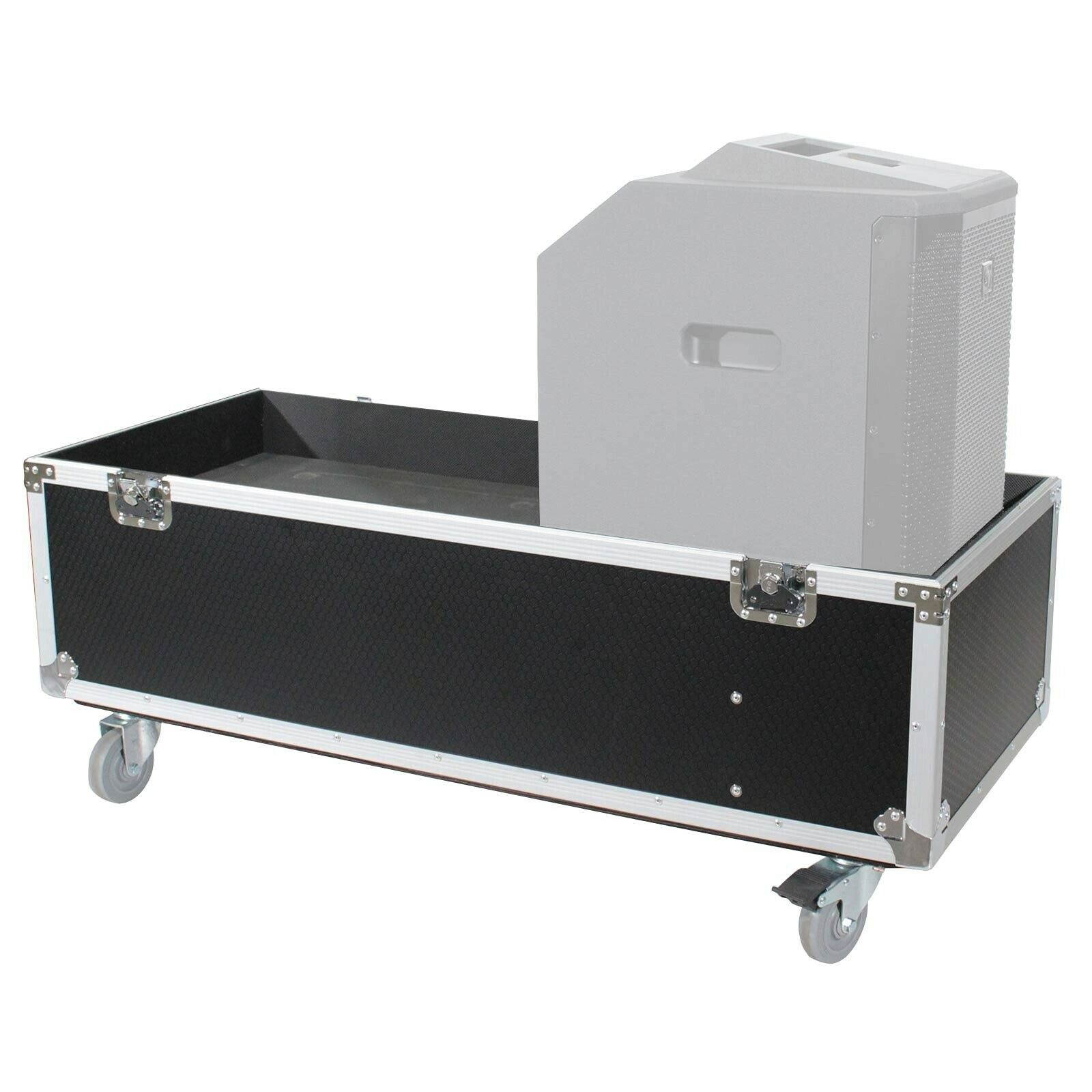 Flight/Road Case for 2 EV Evolve 50 Compact Array Systems W/Wheels ATA Style