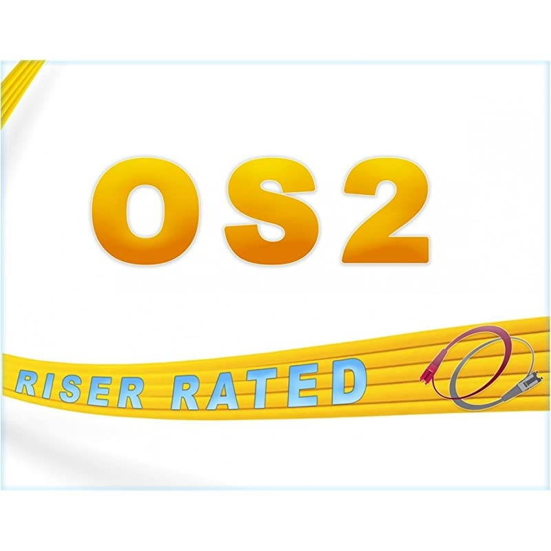 16M OS2 LC LC Fiber Patch Cable | Duplex 9125 LC to LC Singlemode Jumper 16 Meter 5249ft | Length Options 05M300M | 1g 10g sfp+ 10gbase lclc dplx Yellow PVC ofnr lclc