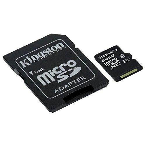 Kingston Canvas Select 64GB microSDHC Class 10 UHS-I 80MB/s Flash Memory Card
