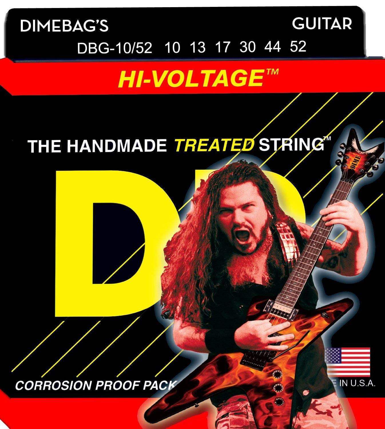 DR Hi-Voltage Dimebag Darrell Signature - Medium-Heavy - Electric Guitar Strings