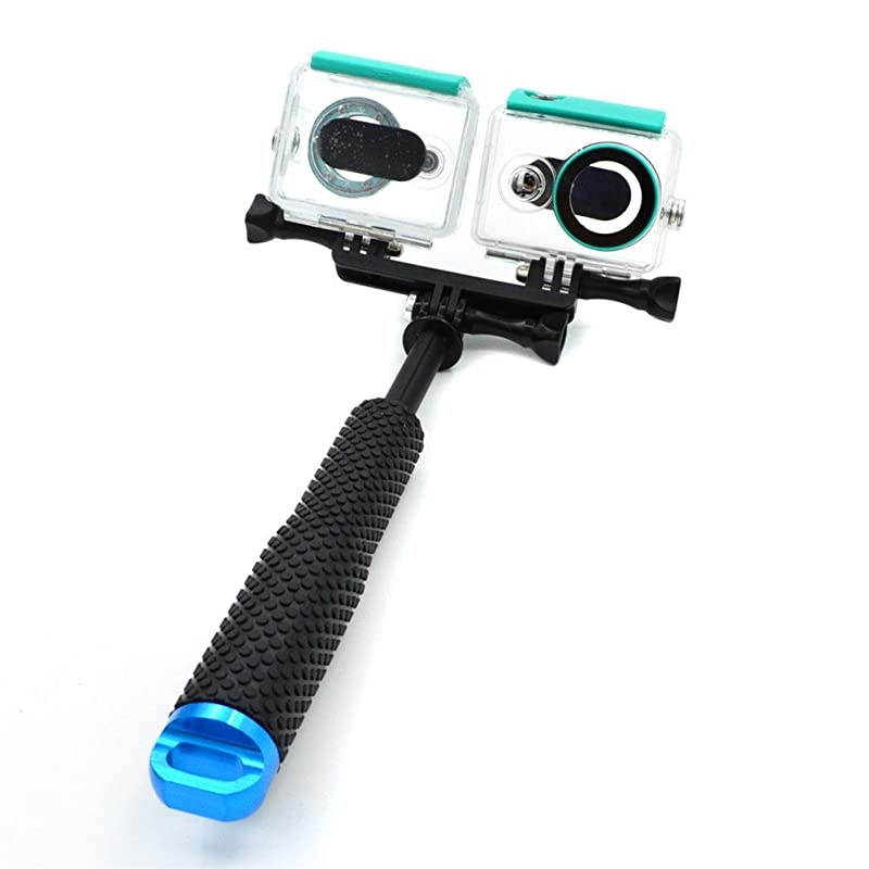 Dual Twin Mount Adapter for GoPro Hero 2 3 3+ 4 5 6 7 Compatible with Housing Handle Monopod Mount