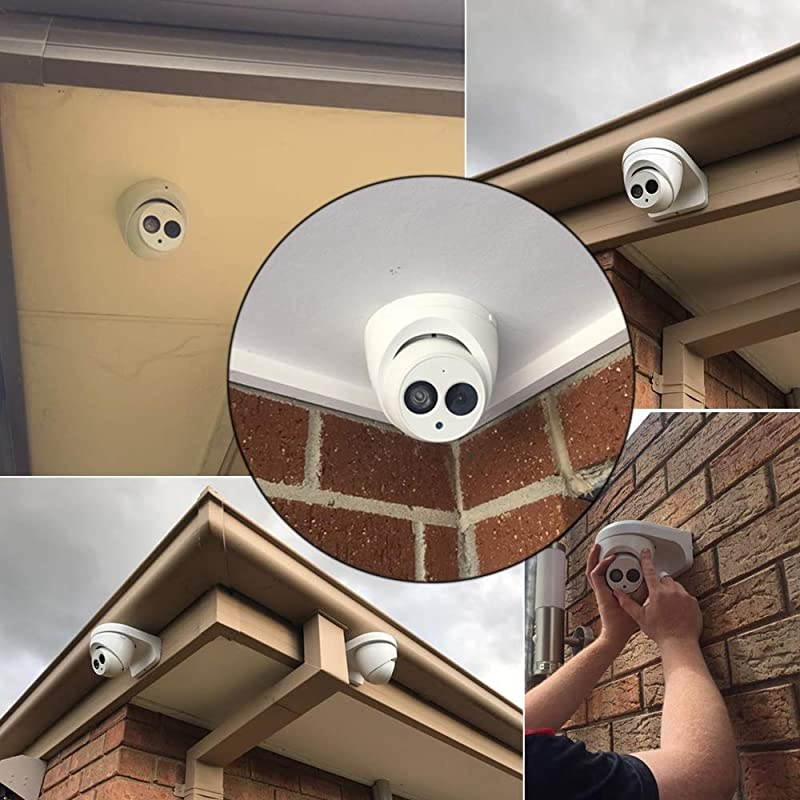 PoE Outdoor IP Camera - OEM IPC-HDW4631C-A 2.8mm Dome Security Camera with 164ft IR Night Vision, Built-in Mic, H.265+, WDR, 3D DNR, IP67 Waterproof