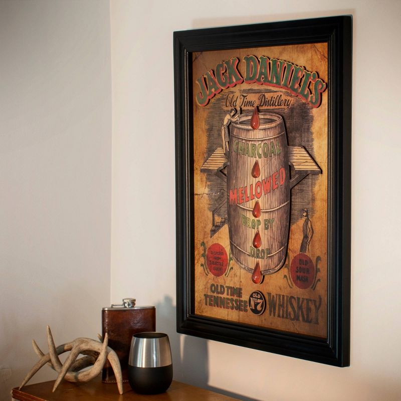 Mellowed Decorative Accent Pub Sign Charcoal - Jack Daniel's