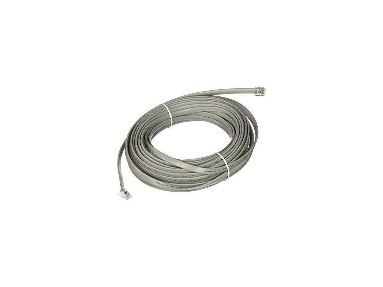 Cables To Go Model 08115 50 ft. RJ12 6P6C Straight Modular Cable