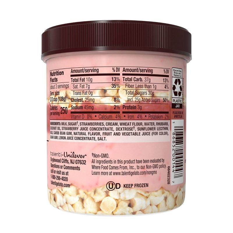 Talenti Gelato Layers Strawberry Shortcake - 10.5oz
