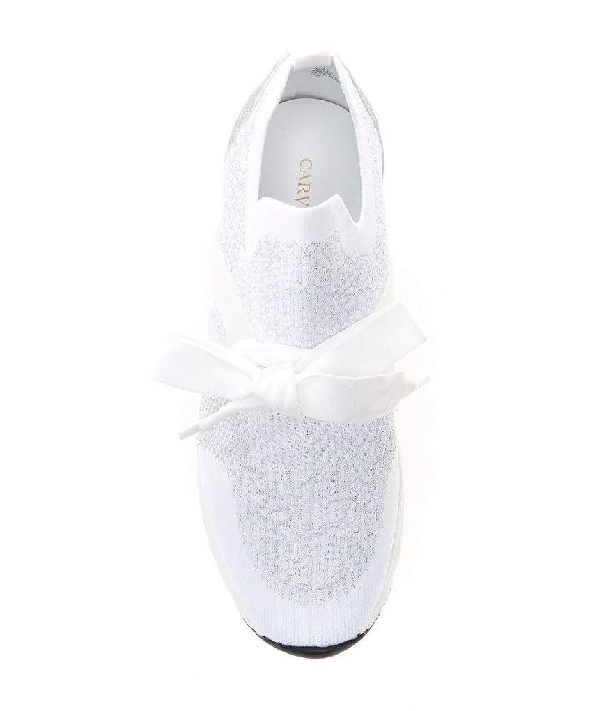 Carvela Lament Sparkle Fabric Sneakers