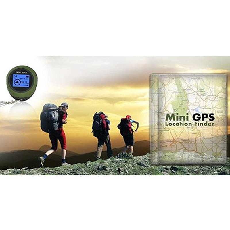 Outdoor Mini Handheld Portable GPS Navigation Location Finder Dot Matrix Display for Biking Hiking Travelling Geoaching Wild Exploration
