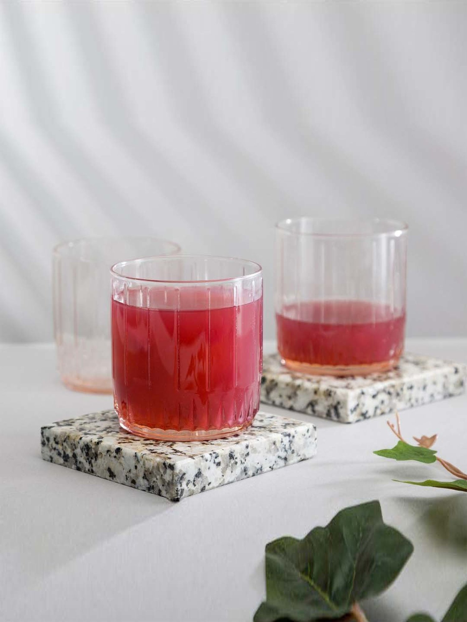 Pasabahce Pink Leia Whisky Glasses (0.265 L) - Set of 6