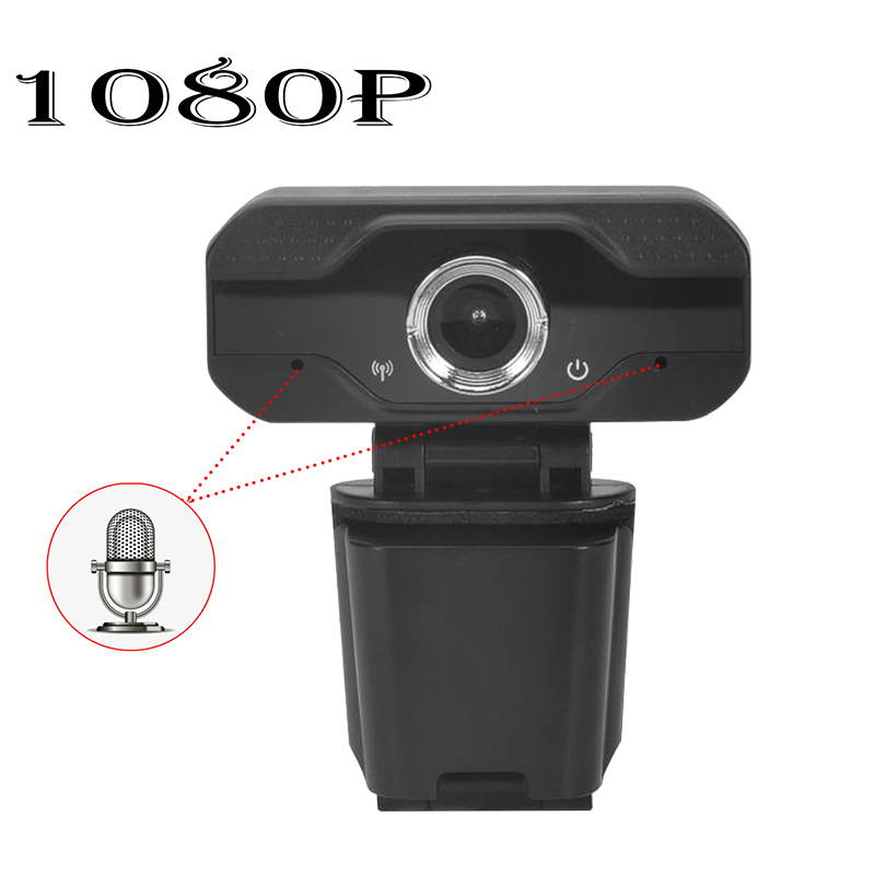1080P HD Pro Webcam with Built-in Microphone, Widescreen Video Calling and Recording, Streaming Camera, Desktop Laptop Notebook Webcam