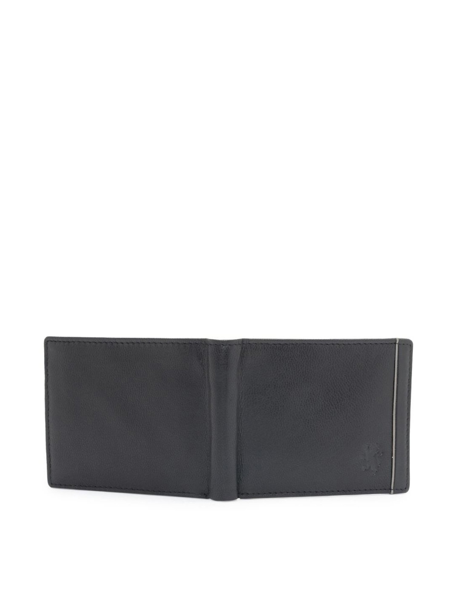 THE HOLISTIK Revival Black & Maroon Casual Leather Bi-Fold Wallet for Men