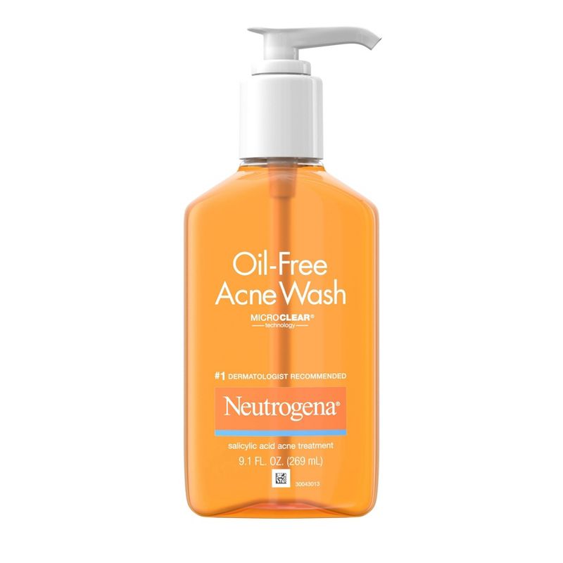 Neutrogena Oil-Free Salicylic Acid Acne Fighting Face Wash - 9.1 fl oz
