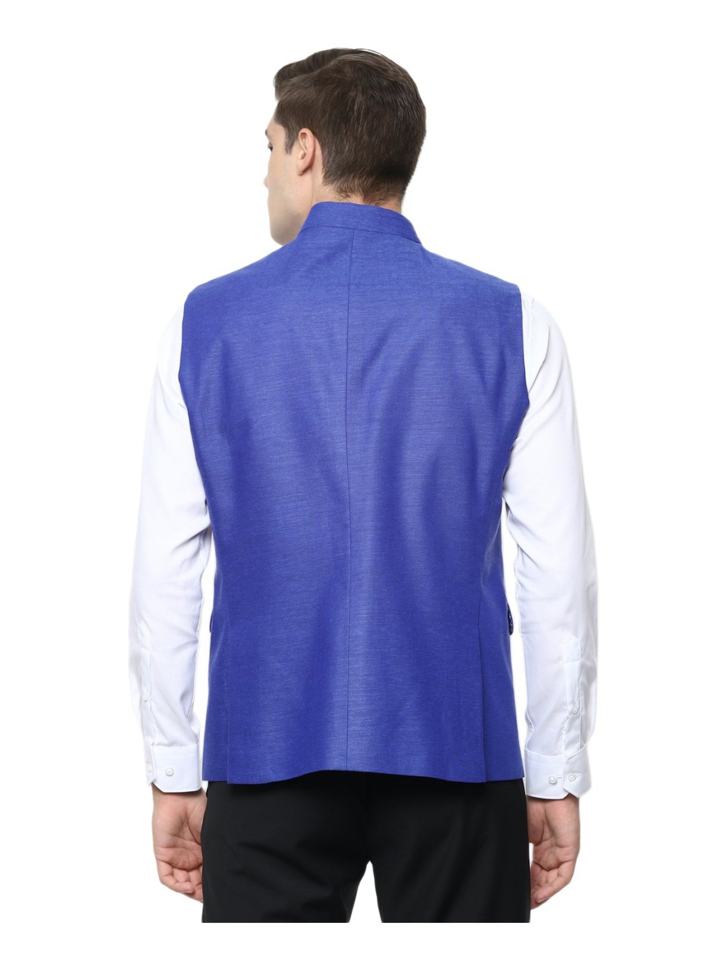 Vastramay Black Regular Fit Blazer