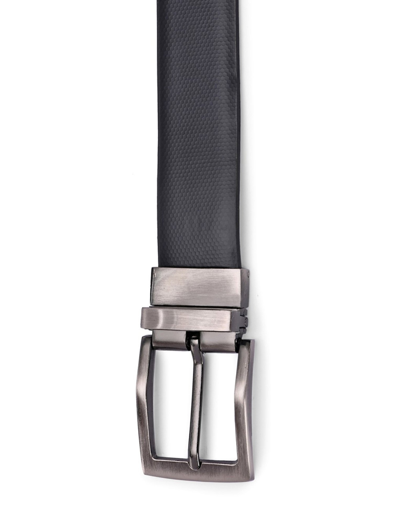 Clog London Black & Brown Leather Reversible Formal Belt