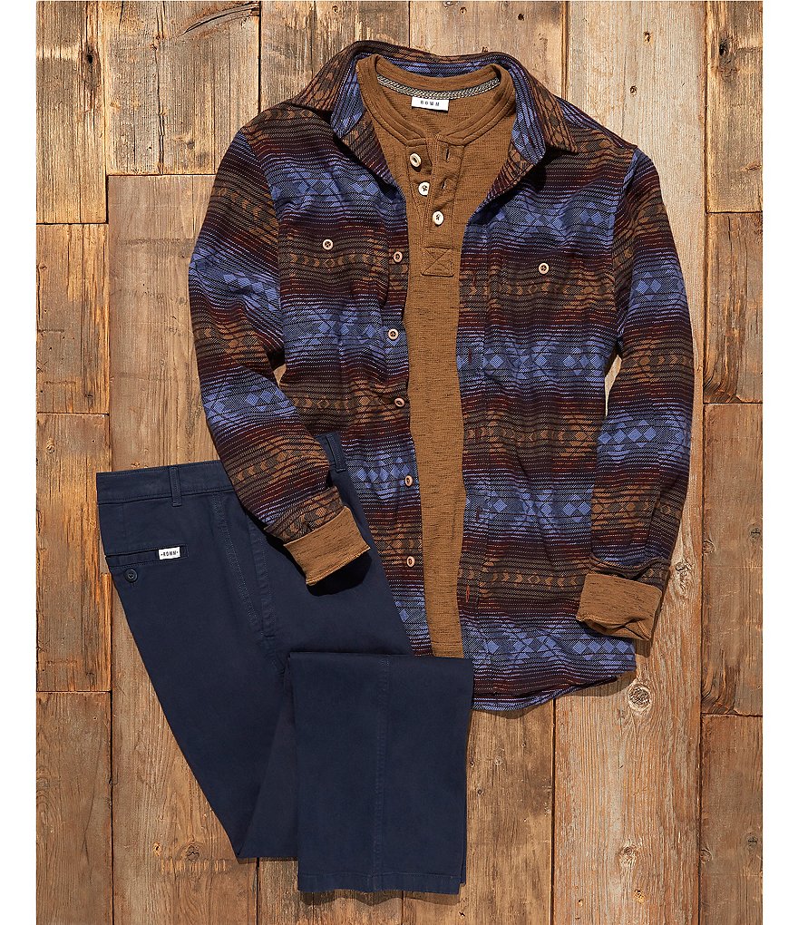 Rowm Straight Fit Garment-Dyed Chino Pants