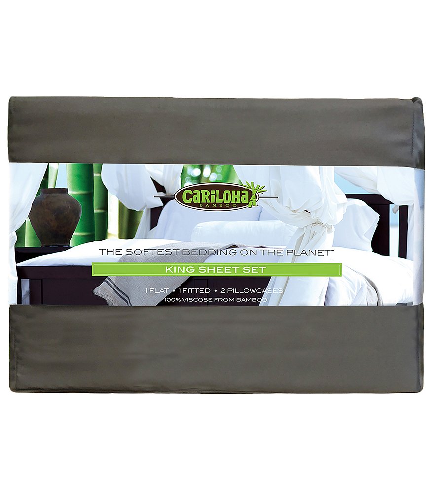 Cariloha Viscose Made of Bamboo Resort Split King Sheet Set