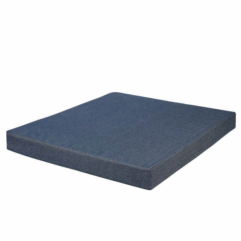 39" Blue Memory Foam Dog Bed Washable Durable Denim Cover Waterproof Case