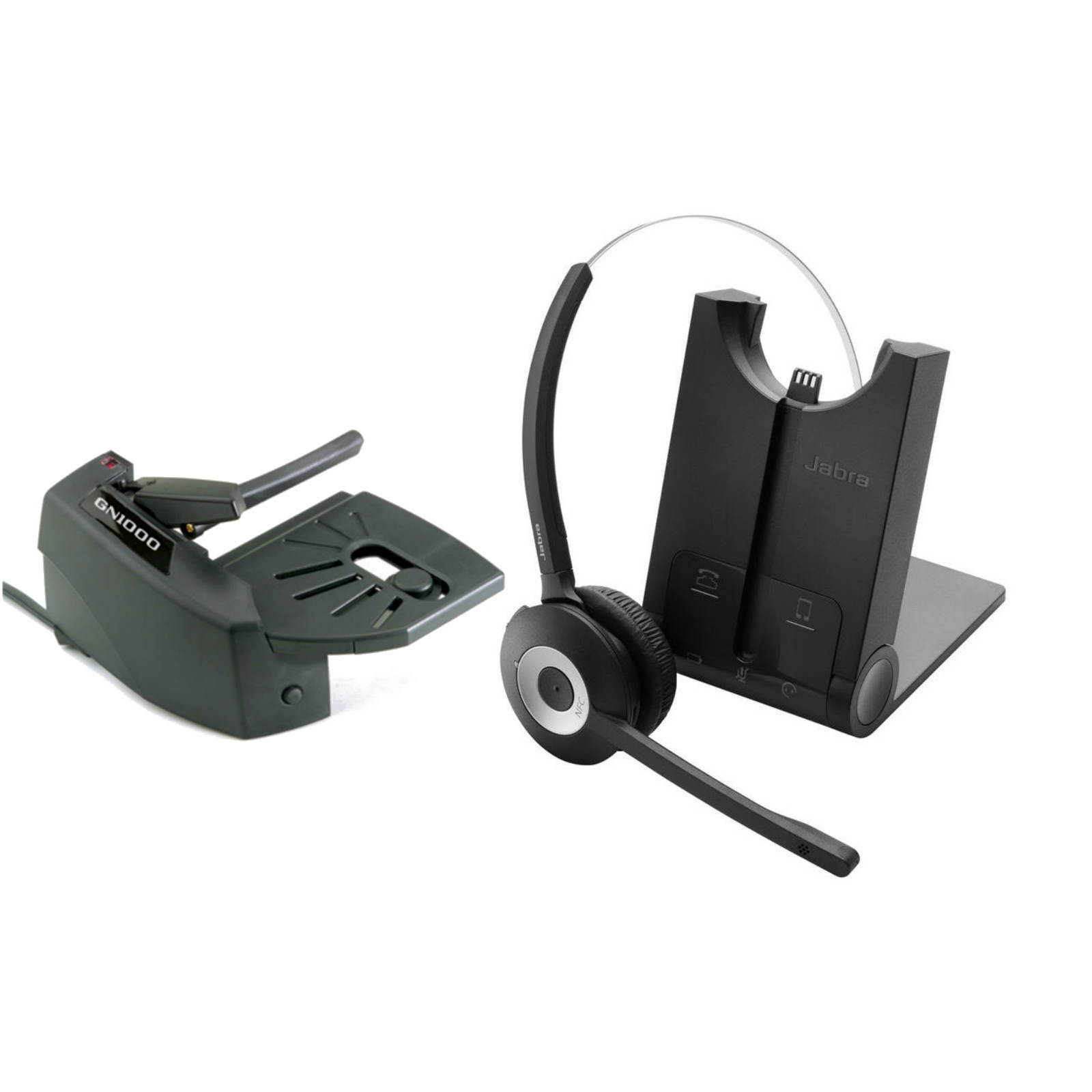 Jabra PRO 925 Dual Connectivity Mono Wireless Headset w/ GN1000 Remote Handset Lifter