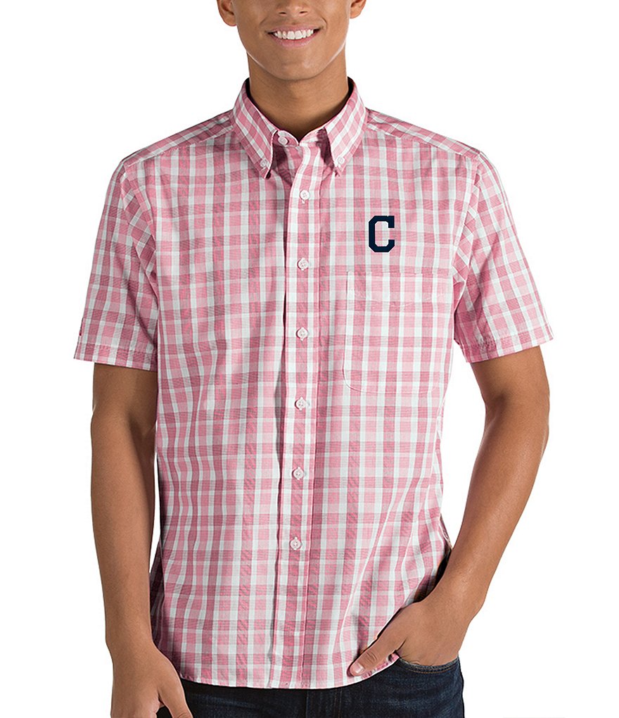 Antigua MLB Crew Short-Sleeve Woven Shirt