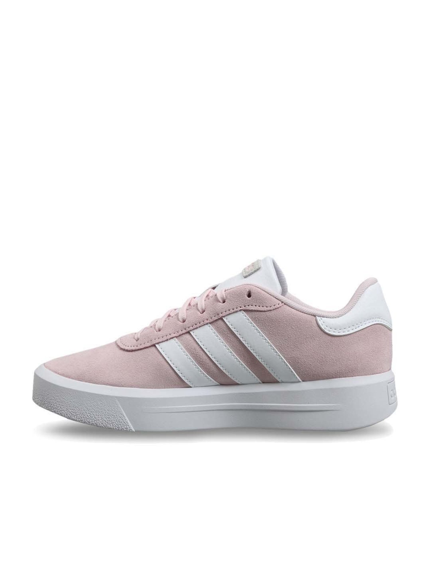 Adidas Women's COURT PLATFORM Pink Skateboarding Shoes
