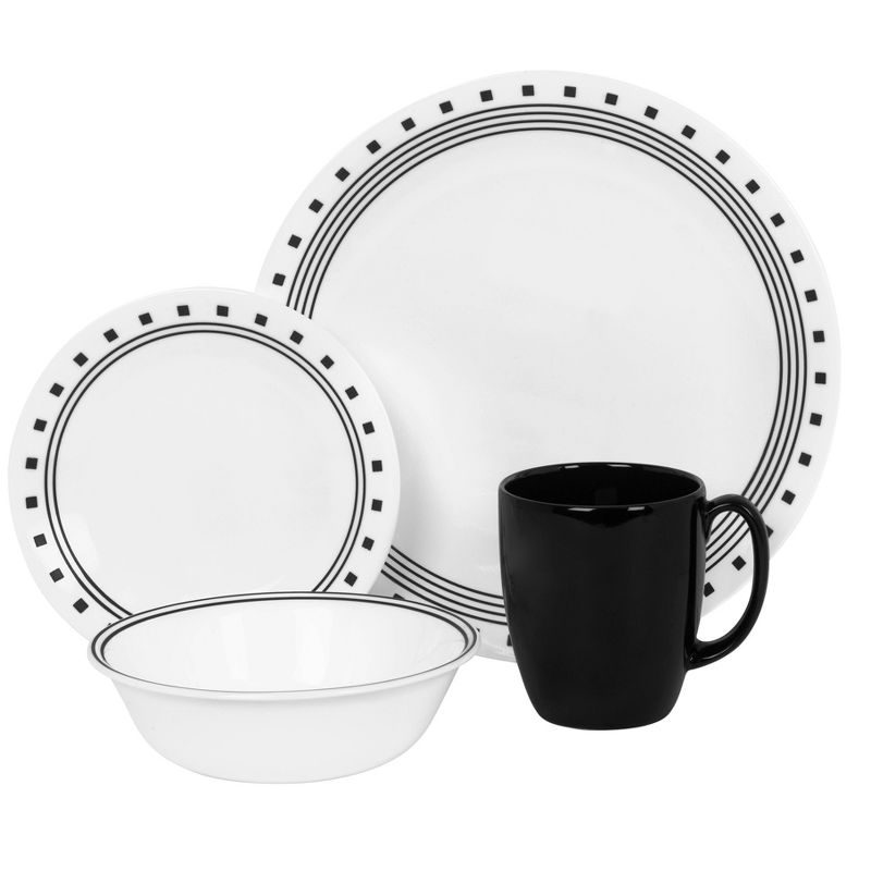 Corelle Livingware 16pc Dinnerware Set City Block