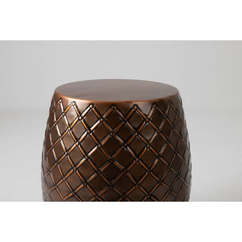 Braga Metal Stool - Copper - Balkene Home