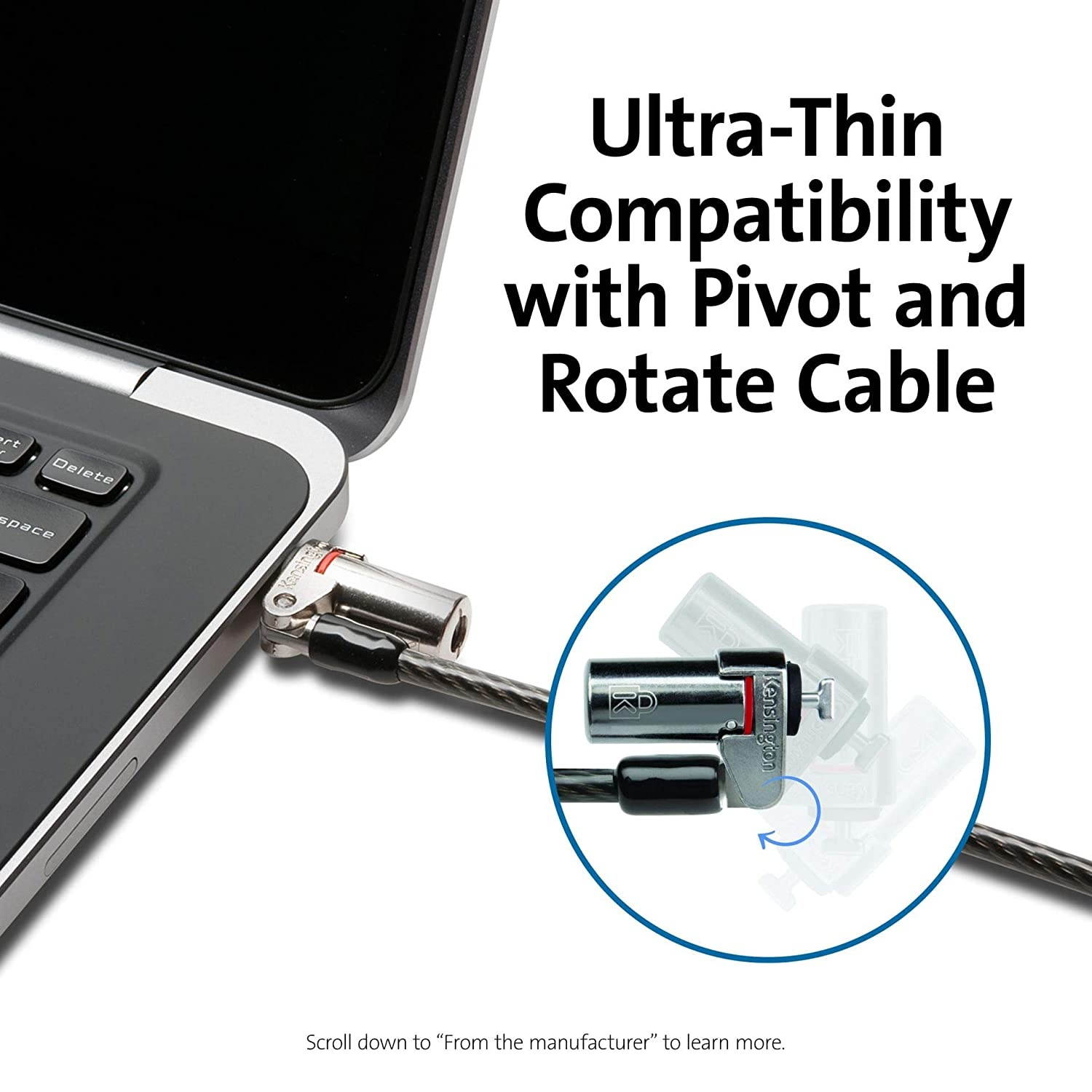 Kensington K64590US MicroSaver DS Keyed Ultra-thin Laptop Lock