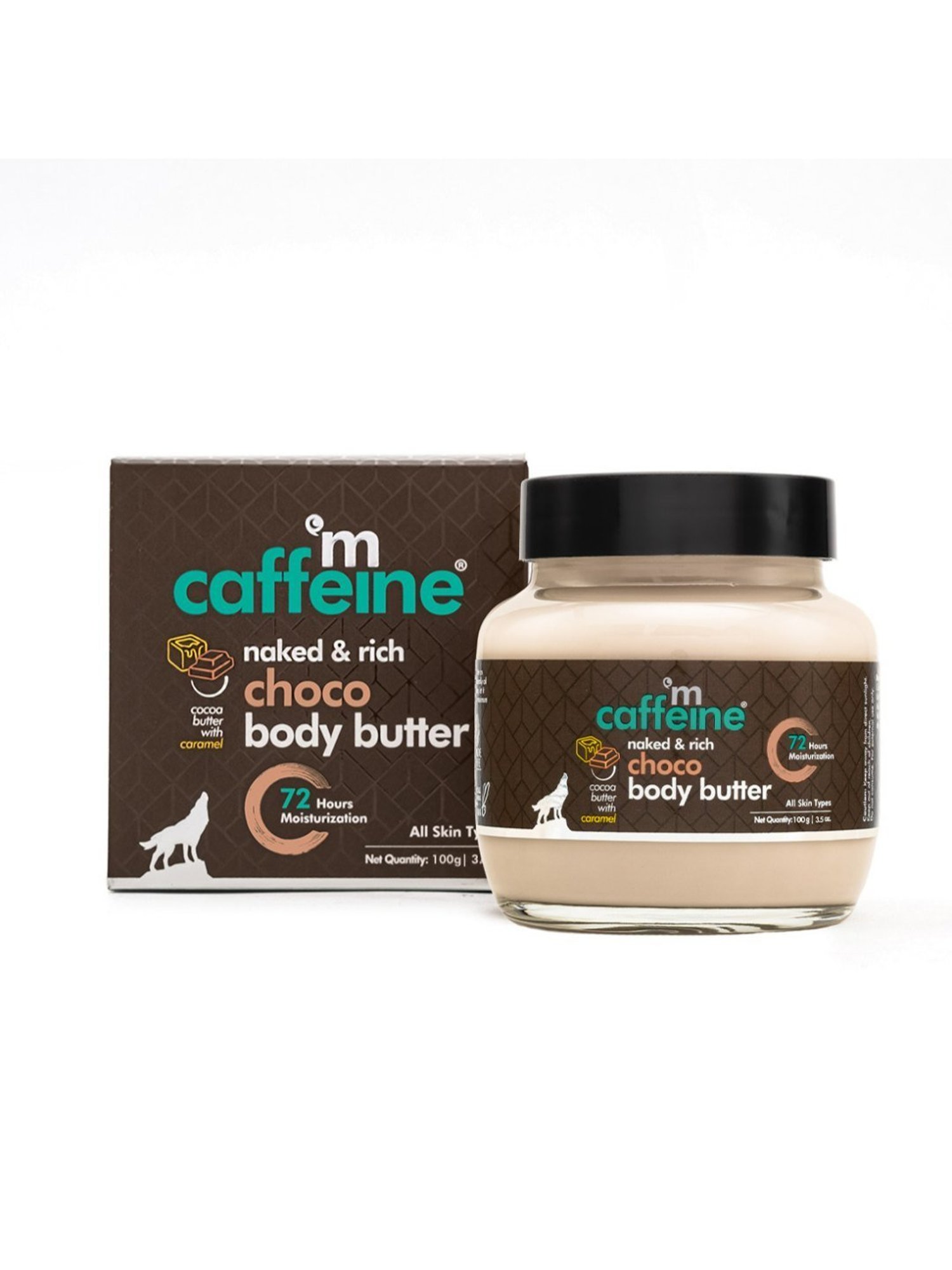 mCaffeine Choco Body Butter 72Hrs Moisturization - 100 gm