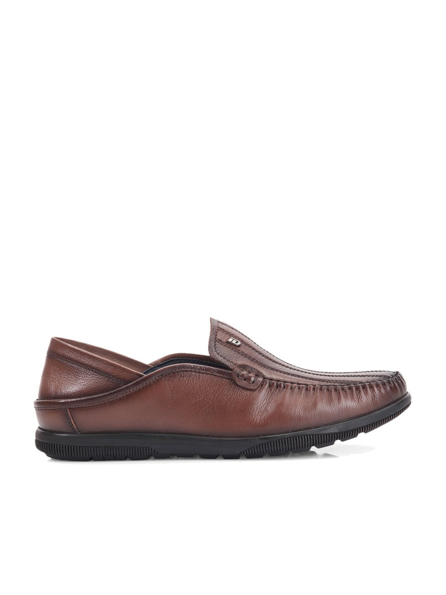 ID Men's Brown Casual Loafers