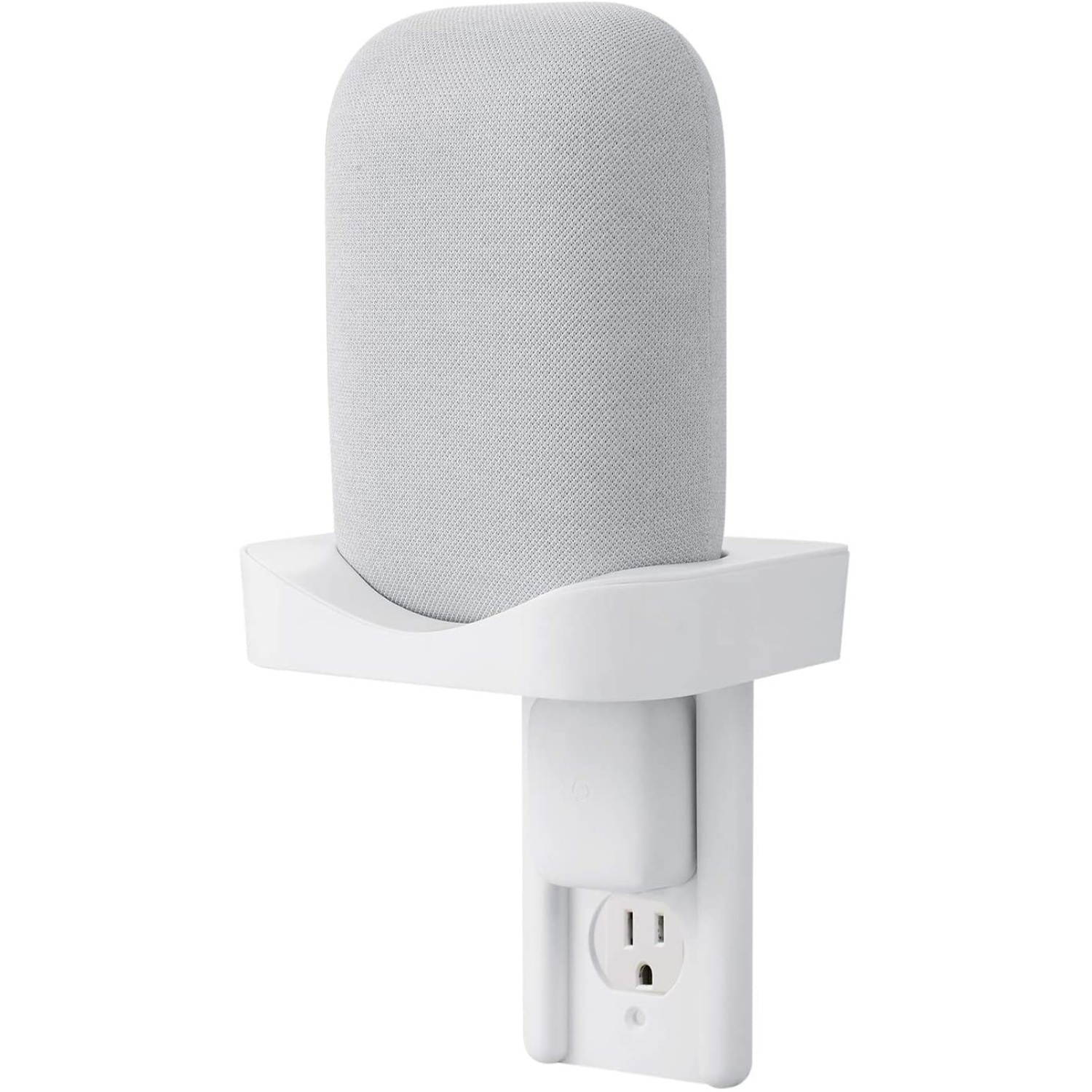 Wasserstein AC Outlet Mount Compatible with Google Nest Audio - Accessorize and Protect Your Google Nest Audio