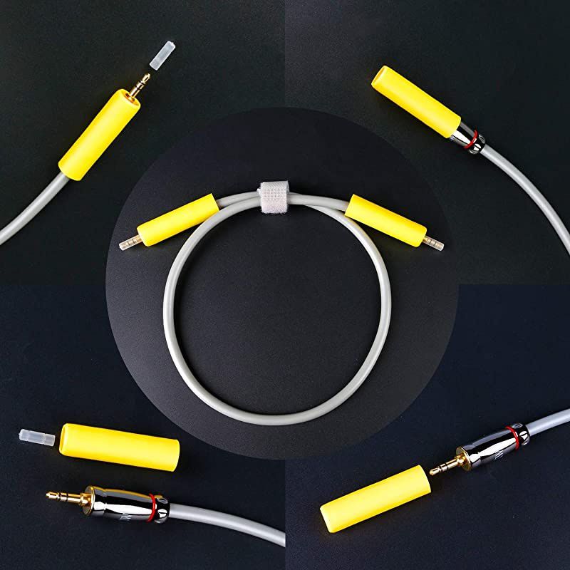 Audiophiles AUX Cable 35mm Male to Male with OD 68mm Stereo Audio Cable for SubwooferHome Theater and More 164ft5MPVC