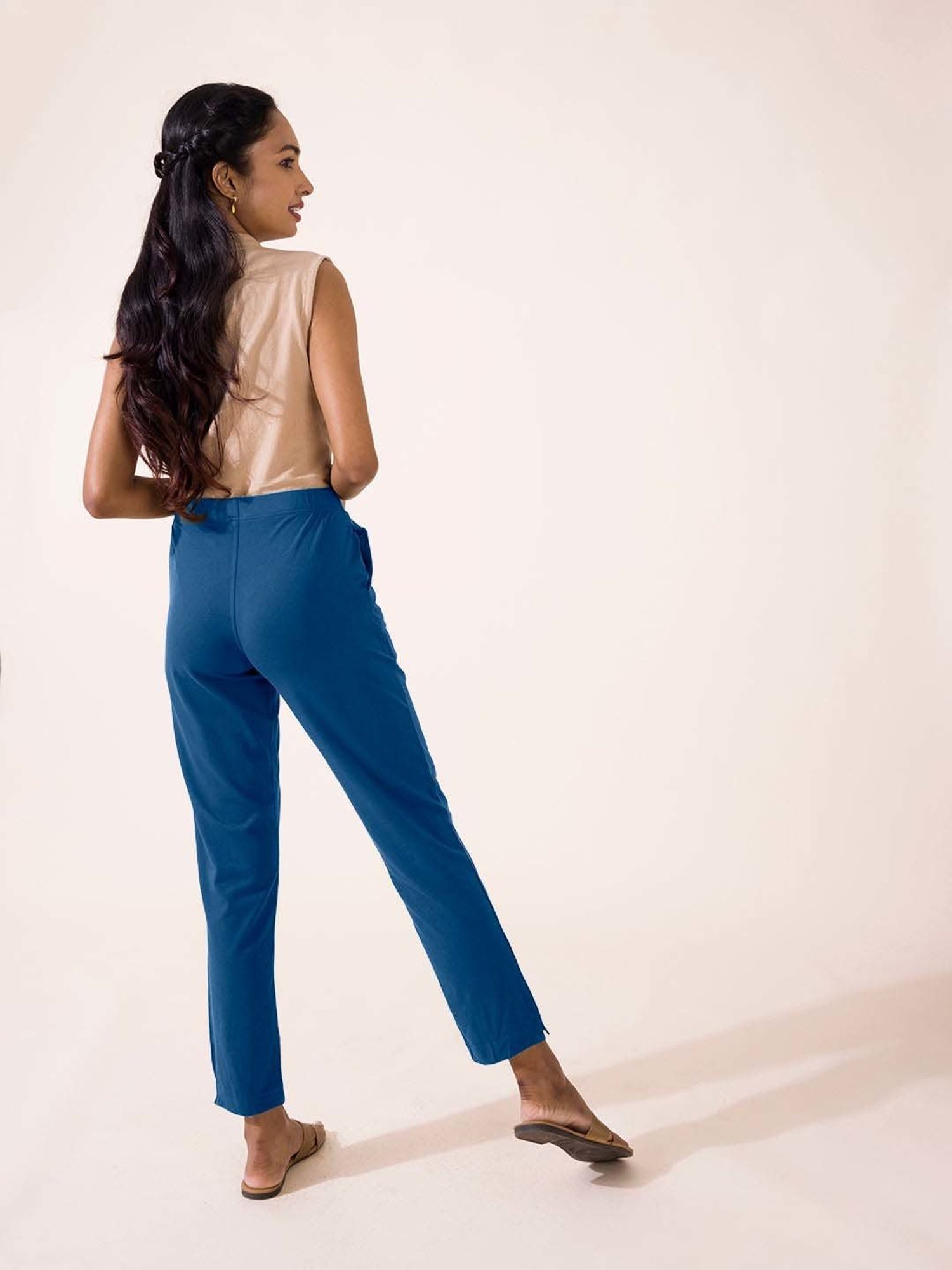 Go Colors! Blue Cotton Pants