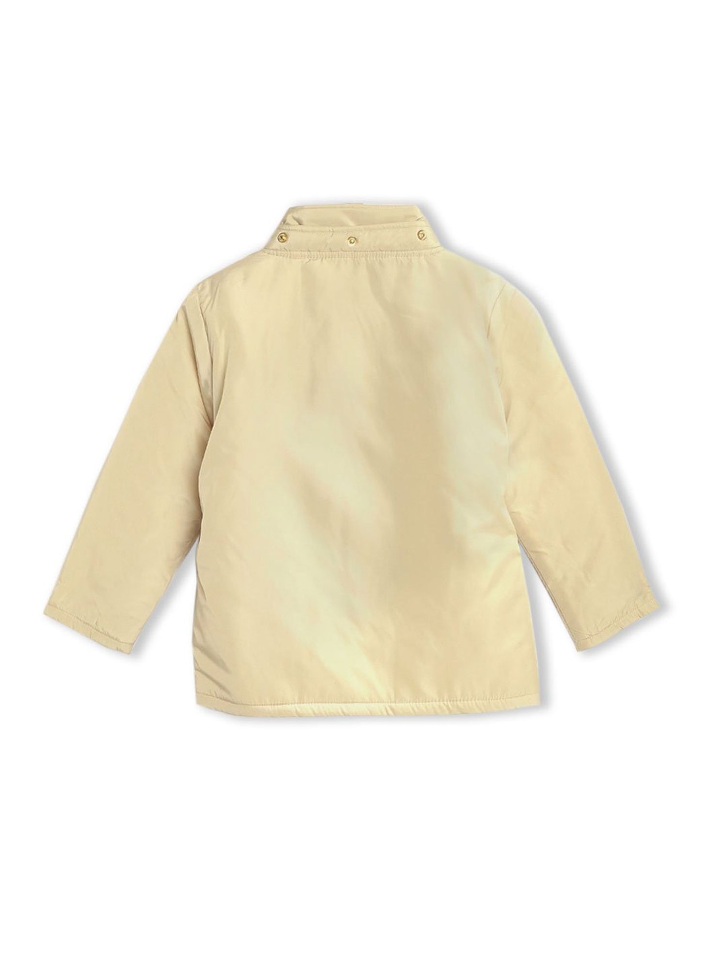 Allen Solly Junior Navy & Green Color Block Full Sleeves Jacket