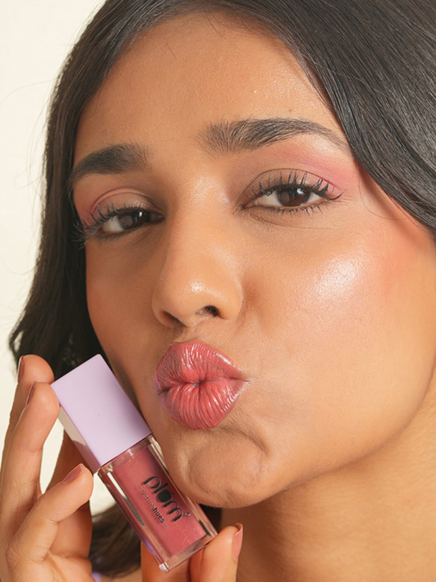 Plum Dermahues Serum Lip Gloss 03 Glimmer Rose - 6.5 ml