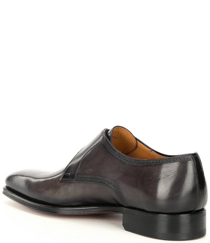 Magnanni Men's Marco II Monk Strap Leather Dress Shoes