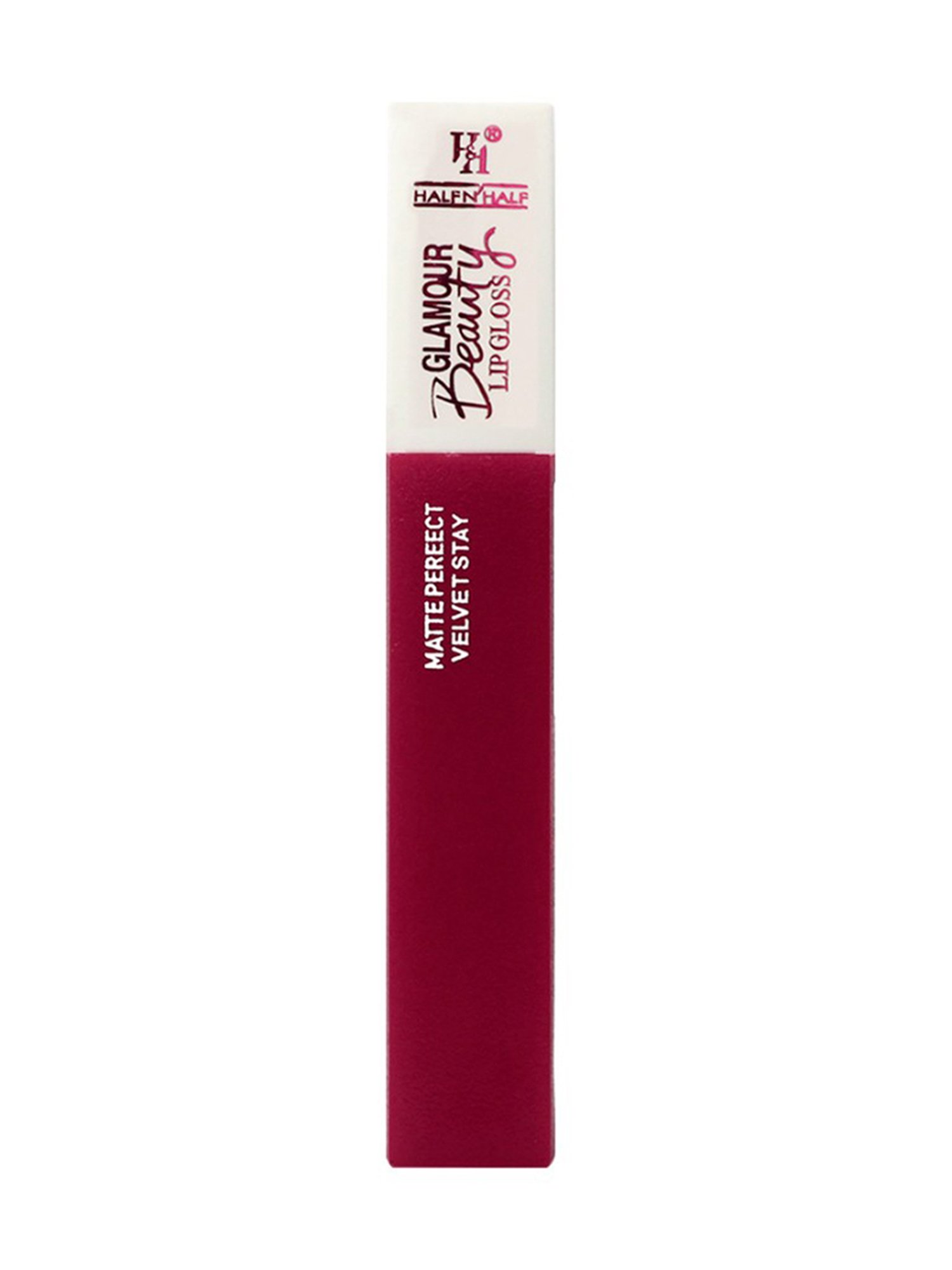 Half N Half Glamour Beauty Matte Perfect Velvet Stay Lip Gloss 06 Mauve Story - 5 ml