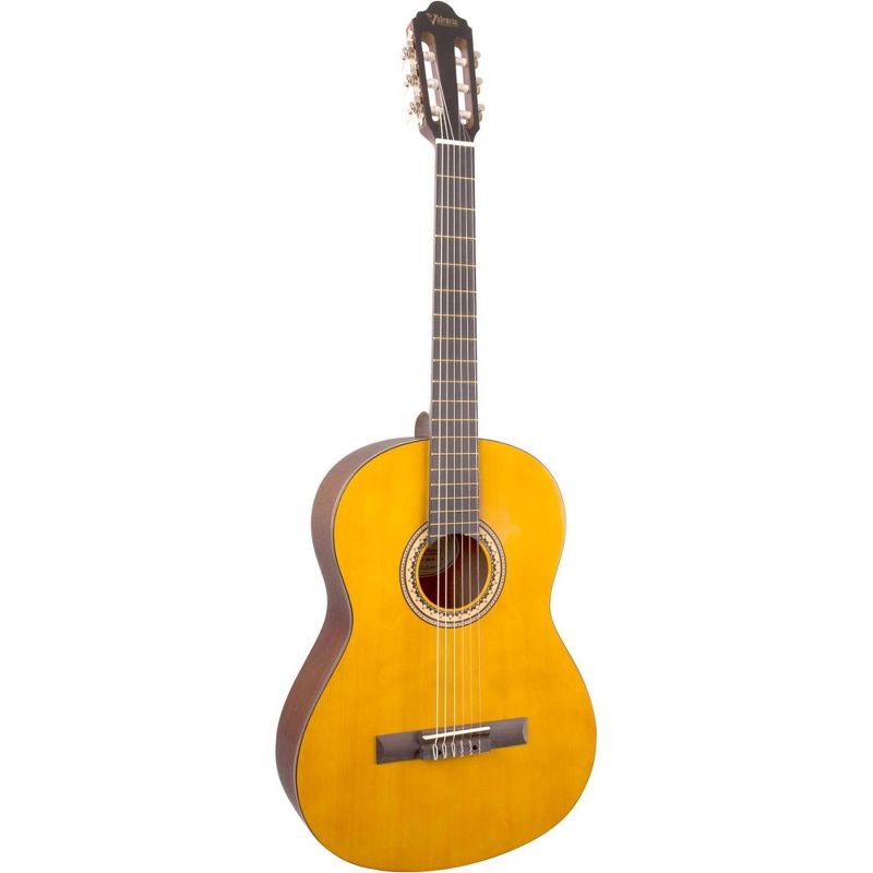 Valencia 200 Series Full Size Hybrid Classical Acoustic Guitar Natural