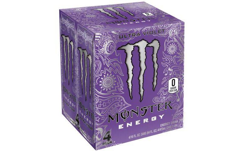 Monster Ultra Violet Energy Drinks - 4pk/16 fl oz Cans