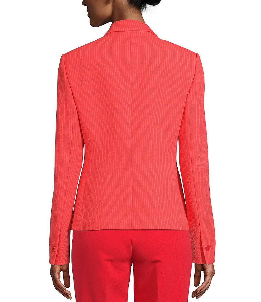 Kasper Glen Plaid Notch Lapel Two Button Front Pocket Jacket