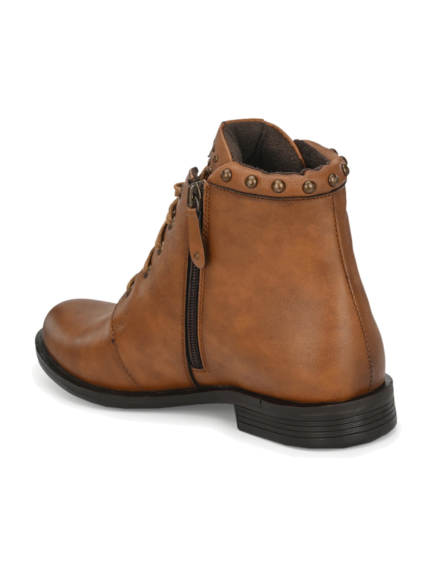 Delize Tan Derby Boots
