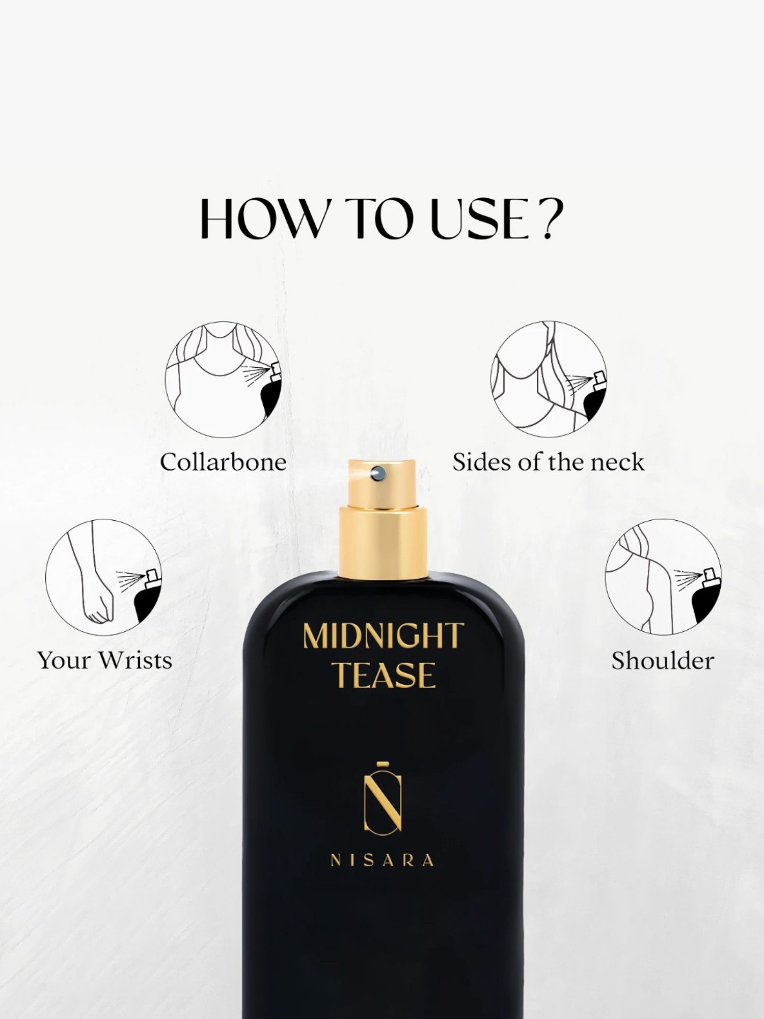 NISARA Midnight Tease Eau de Parfum for Women - 50 ml