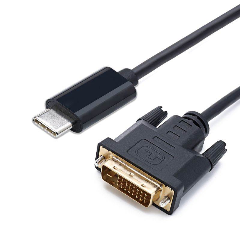Cabledeconn Thunderbolt 3 dvi Cable usb c USB 3.1 Type-C to dvi Adapter for New Macbook pro 2017 2016 dell xps Samsung Galaxy S8
