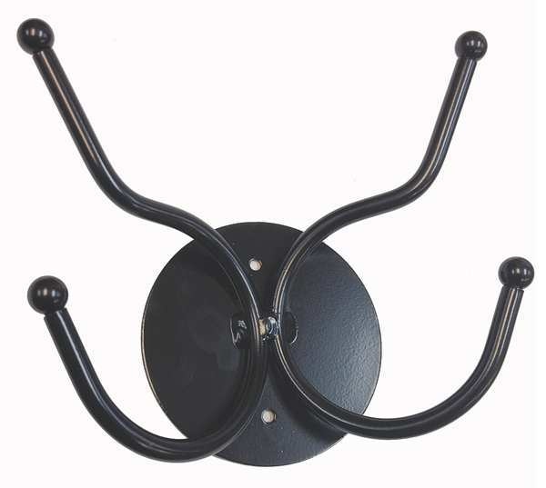 Contemporary Wall Garment Hooks (Black)
