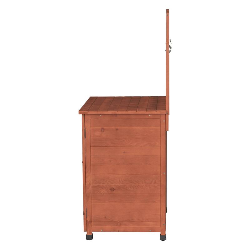 Galvanized Potting Bench Gray - Poly-Tex